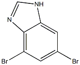 4,6-Dibromo-1H-benzoimidazole Structure
