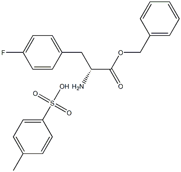 4-Fluoro-D-Phenylalanine benzyl ester tosylate 구조식 이미지