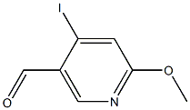 4-iodo-6-methoxynicotinaldehyde Structure