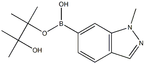 1-Methyl-1H-Indazole-6-boronic acid pinacol ester 구조식 이미지