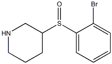 3-(2-Bromo-benzenesulfinyl)-piperidine 구조식 이미지