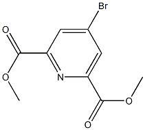 4-Bromo-pyridine-2.6-dicarboxylic acid dimethyl ester 구조식 이미지
