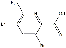 6-amino-3,5-dibromopicolinic acid 구조식 이미지