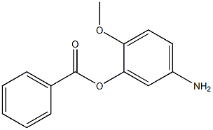 5-amino-2-methoxyphenyl benzoate 구조식 이미지
