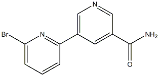 5-(6-bromopyridin-2-yl)pyridine-3-carboxamide 구조식 이미지
