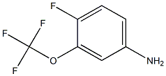 4-fluoro-3-(trifluoroMethoxy)benzenaMine 구조식 이미지