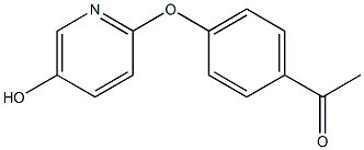 1-(4-(5-hydroxypyridin-2-yloxy)phenyl)ethanone 구조식 이미지