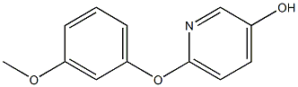 6-(3-Methoxyphenoxy)pyridin-3-ol 구조식 이미지