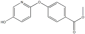 Methyl 4-(5-hydroxypyridin-2-yloxy)benzoate 구조식 이미지