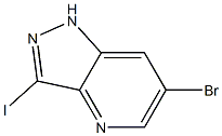 6-BroMo-3-iodo-1H-pyrazolo[4,3-b]pyridine 구조식 이미지