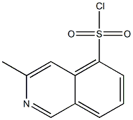 5-(Chlorosulphonyl)-3-methylisoquinoline Structure