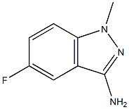 5-Fluoro-1-methyl-1H-indazol-3-amine 구조식 이미지