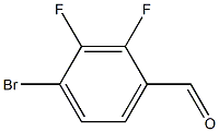 1-Bromo-2,3-difluoro-4-formylbenzene 구조식 이미지