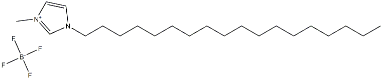 1-octodecyl-3-methylimidazolium tetrafluoroborate 구조식 이미지