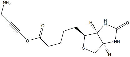 D-biotin-propargylamine Structure