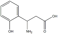 (RS)-3-amino-3-(2-hydroxyphenyl)propionic acid 구조식 이미지