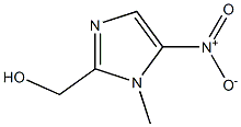 1-methyl-2-hydroxymethyl-5-nitroimidazole Structure