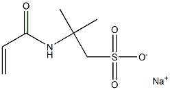 Sodium 2-acrylamido-2-methylpropane sulfonate 구조식 이미지