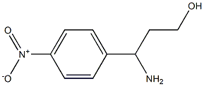 3-amino-3-p-nitrophenyl-1-propanol Structure