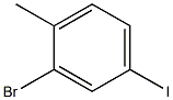 3-bromo-4-methyliodobenzene Structure