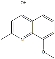 8-methoxy-2-methylquinolin-4-ol Structure