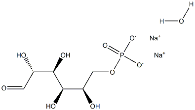 D-Glucose 6-phosphate disodium salt hydrate Structure