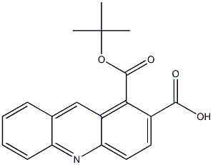 BOC-L-acridine-2-carboxylic acid Structure