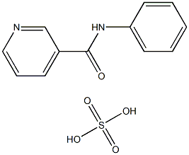 N-phenyl-3-pyridinecarboxamide sulfate Structure