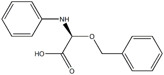 2-benzyloxy-D-phenylglycine 구조식 이미지