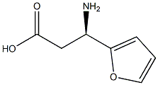 R-3-amino-3-(2-furyl)propionic acid 구조식 이미지