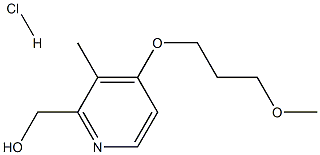 2-hydroxymethyl-4- (3-methoxypropoxy) -3-methylpyridine hydrochloride Structure