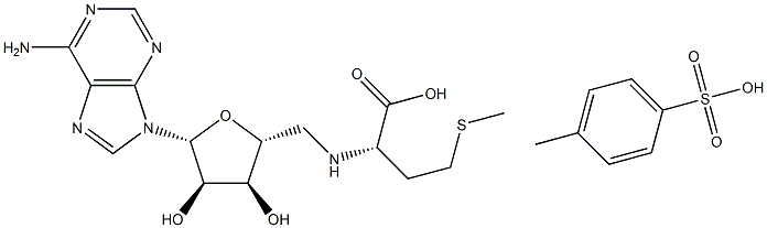 P-toluenesulfonic acid adenosylmethionine 구조식 이미지