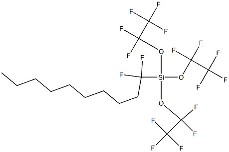 Heptadecafluoro decyl triethoxysilane Structure