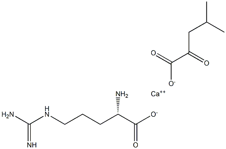 Arginine ketoisocaproate calcium salt Structure