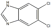 5,6-dichlorobenzimidazole 구조식 이미지