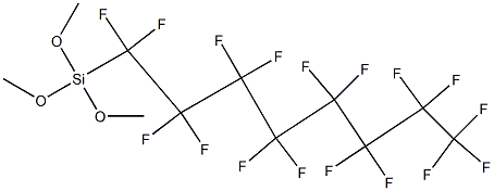 Perfluoro octyl trimethoxy silane Structure