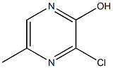 2-hydroxy-3-chloro-5-methylpyrazine Structure