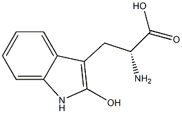 2-hydroxy-D-tryptophan Structure