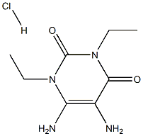 5,6-diamino-1,3-diethyluracil hydrochloride 구조식 이미지