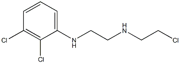 N-(2-Chloro-ethyl)-N'-(2,3-dichloro-phenyl)-ethane-1,2-diamine 구조식 이미지