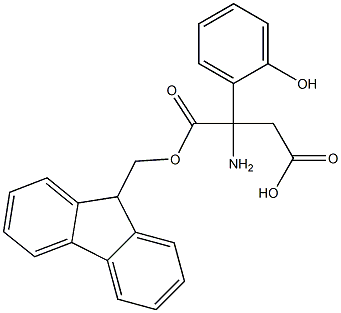 Fmoc-(RS)-3-Amino-3-(2-hydroxyphenyl)-propionic acid Structure