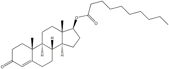 testosterone caprinate 구조식 이미지