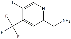 (5-Iodo-4-trifluoromethyl-pyridin-2-yl)-methyl-amine 구조식 이미지