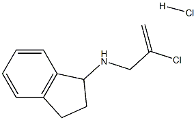 N-(2-Chloroallyl) aminoindan HCl 구조식 이미지