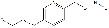 [5-(2-fluoroethoxy)pyridin-2-yl]methanol hydrochloride Structure