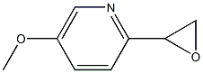 5-methoxy-2-(oxiran-2-yl)pyridine Structure