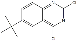 6-tert-butyl-2,4-dichloroquinazoline 구조식 이미지