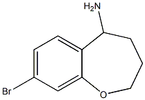 8-bromo-2,3,4,5-tetrahydrobenzo[b]oxepin-5-amine Structure