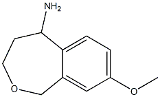 8-methoxy-1,3,4,5-tetrahydrobenzo[c]oxepin-5-amine 구조식 이미지