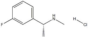 (R)-N-[1-(3-FLUOROPHENYL)ETHYL]METHYLAMINE HCl Structure